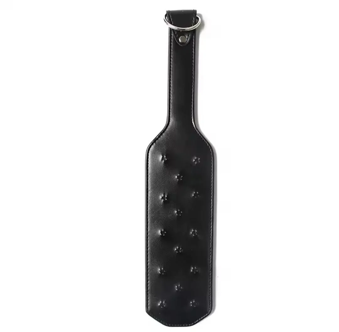 Spiked Leather Paddle
